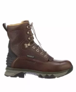 Lucchese-inc 8" Lace Up Work Boot :: Pecan