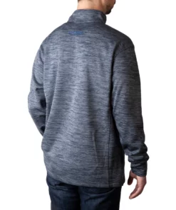 Lucchese-inc Mirrored L Quarter Zip :: Navy APPAREL