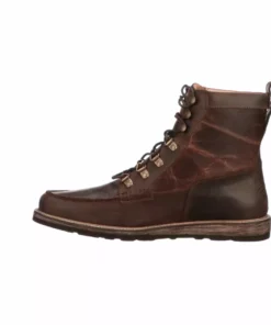 Lucchese-inc Boots Lace Up Range Boot :: Chocolate