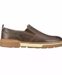 Lucchese-inc Men After-Ride Slip On :: Chocolate