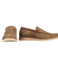 Lucchese-inc SHOES After-Ride Slip On Moccasin :: Olive