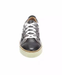 Lucchese-inc Saddle Shoe :: Black + Silver