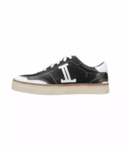 Lucchesse-inc Double L Lace Up Sneakers :: Black SHOES