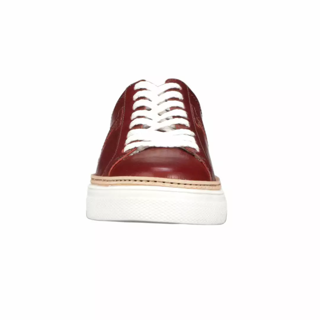 Wholesale β Lucchesse-inc Double L Lace Up π Sneaker :: Red π 7 Lucchesse-inc Double L Lace Up Sneaker :: Red