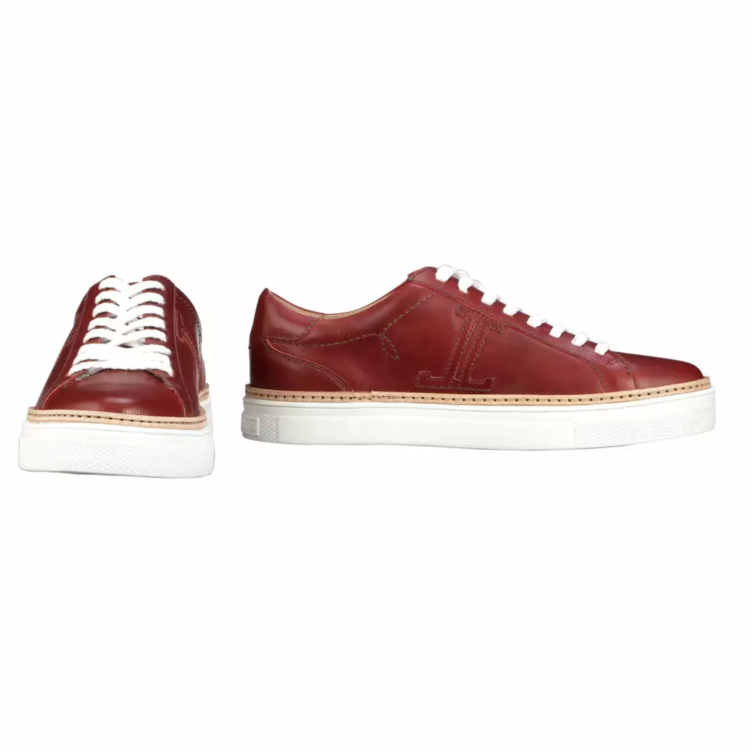 Wholesale β Lucchesse-inc Double L Lace Up π Sneaker :: Red π 3 Lucchesse-inc Double L Lace Up Sneaker :: Red
