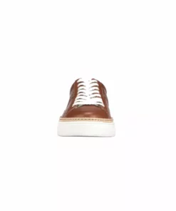 Lucchesse-inc SHOES Double L Lace Up Sneaker :: Whiskey
