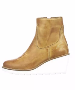 Lucchese-inc Music City Wedge Bootie :: Tan