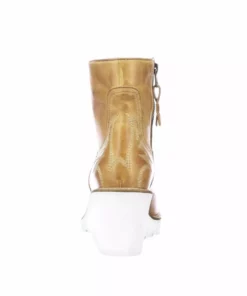 Lucchese-inc Music City Wedge Bootie :: Tan