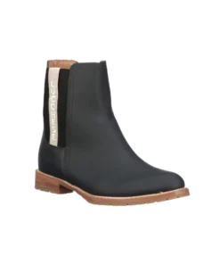 Lucchese-inc All-Weather Ladies Garden Boot :: Navy + Black BOOTS