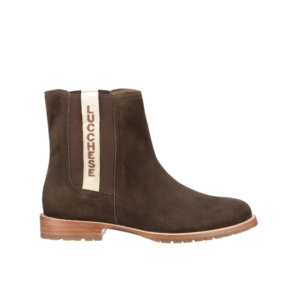 New π Lucchesse-inc Suede Garden Boot :: Brown β 3 Lucchesse-inc Suede Garden Boot :: Brown