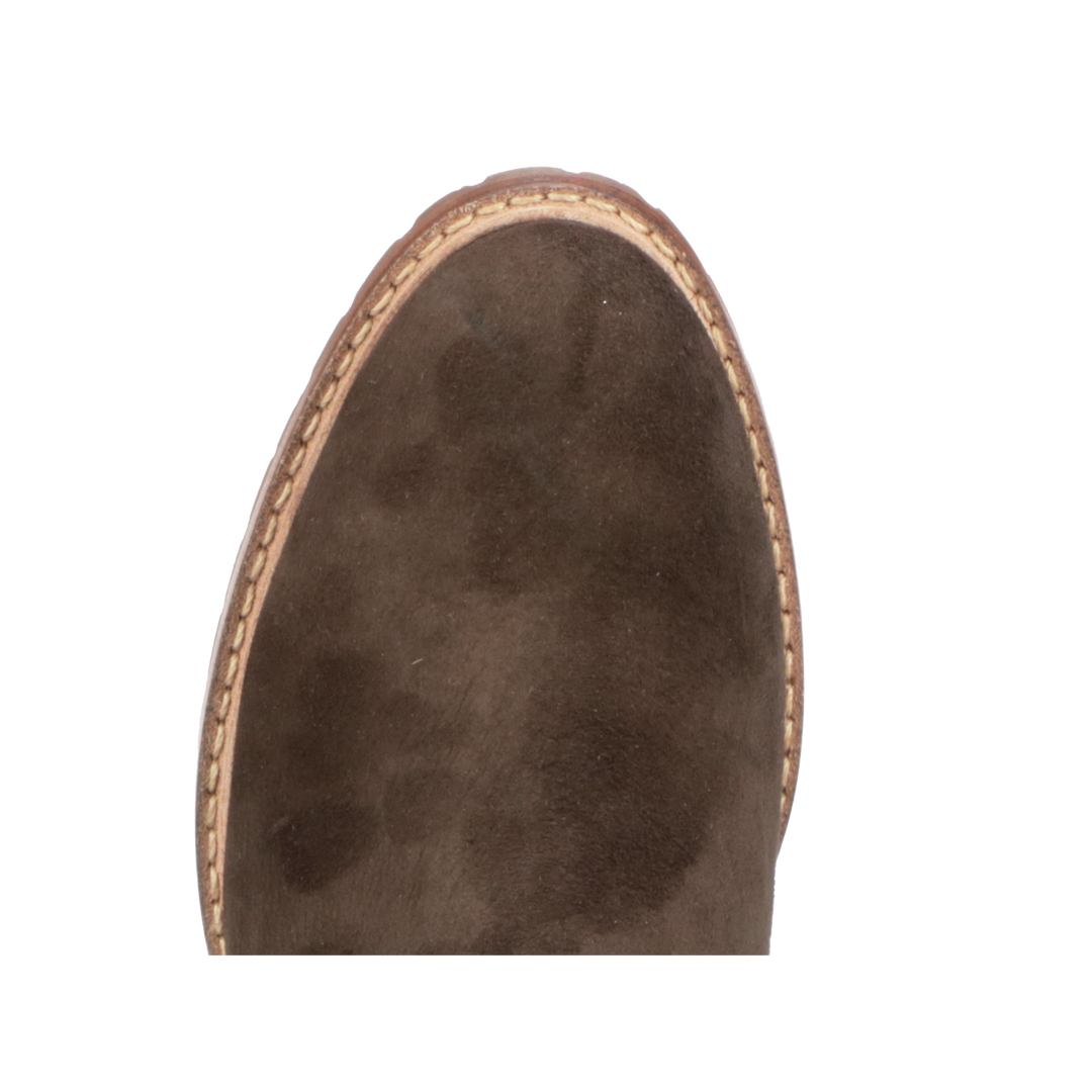 New π Lucchesse-inc Suede Garden Boot :: Brown β 8 Lucchesse-inc Suede Garden Boot :: Brown