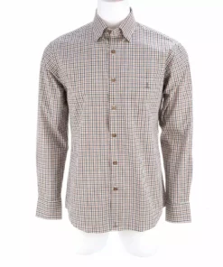 Lucchese-inc San Antonio :: White/Blue/Brown Small Check