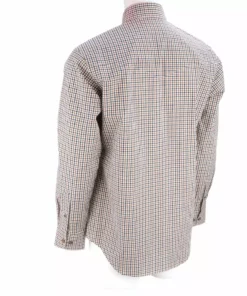 Lucchese-inc San Antonio :: White/Blue/Brown Small Check