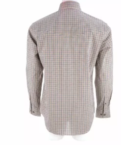 Lucchese-inc San Antonio :: White/Blue/Brown Small Check