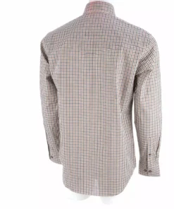 Lucchese-inc San Antonio :: White/Blue/Brown Small Check