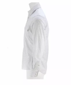 Lucchese-inc APPAREL El Paso :: White/Blue Stripe