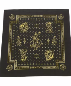 Lucchese-inc Western Bandana :: Black