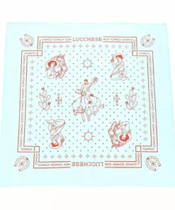Lucchese-inc Western Bandana :: Sky Blue Other Accessories