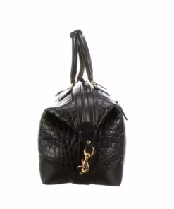 Lucchese-inc Giant Gator Duffel - Small :: Black Duffels