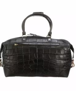 Lucchese-inc Giant Gator Duffel - Small :: Black Duffels