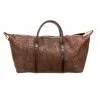 Lucchese-inc Hand-Tooled Duffel :: Brown Duffels