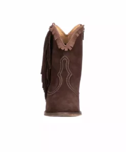 Lucchesse-inc Sofia Fringe :: Chocolate BOOTS
