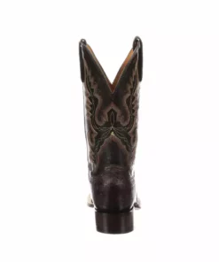 Lucchese-inc Trent :: Chocolate + Dark Brown Boots