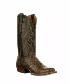 Lucchese-inc Roy :: Tan + Cognac Boots