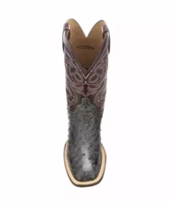 Lucchese-inc Boots Harris :: Anthracite Grey + Black Cherry