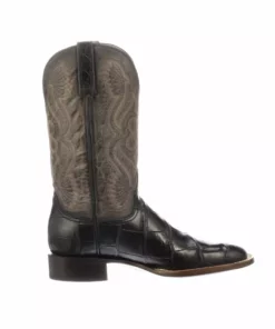 Lucchese-inc Roy :: Black + Anthracite Grey