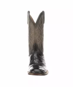Lucchese-inc Roy :: Black + Anthracite Grey