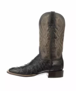 Lucchese-inc Roy :: Black + Anthracite Grey