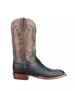 Lucchesse-inc Cecil Exotic :: Navy Boots