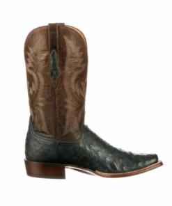 Lucchese-inc Cliff :: Navy + Chocolate