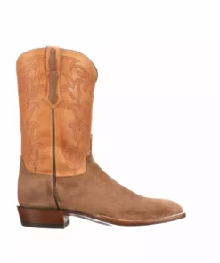 Lucchesse-inc Tulip Suede :: Tan Boots