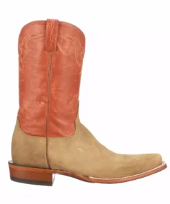 Lucchesse-inc Martin Suede :: Olive Boots