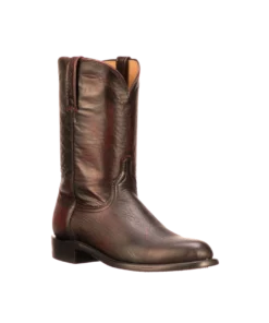 Lucchese-inc Majestic Roper :: Black Cherry Men