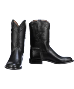 Lucchese-inc Kennedy Roper :: Black Boots