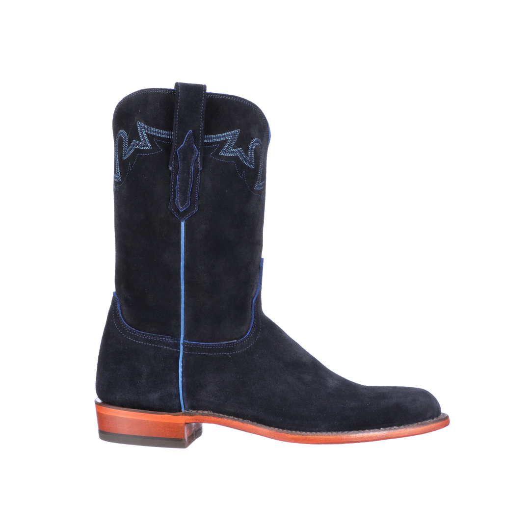 Cheapest 🔥 Lucchesse-inc 🥾 Boots Sunset Suede :: Navy 😉 4 Lucchesse-inc Boots Sunset Suede :: Navy