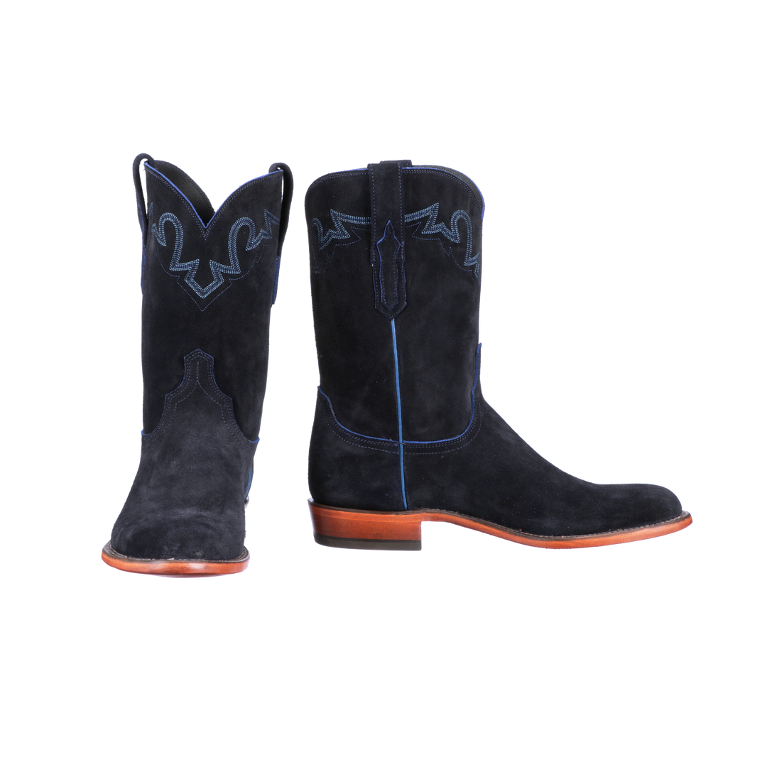 Cheapest 🔥 Lucchesse-inc 🥾 Boots Sunset Suede :: Navy 😉 3 Lucchesse-inc Boots Sunset Suede :: Navy