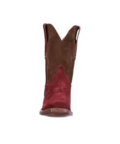 Lucchesse-inc Boots Stead :: Red + Chocolate