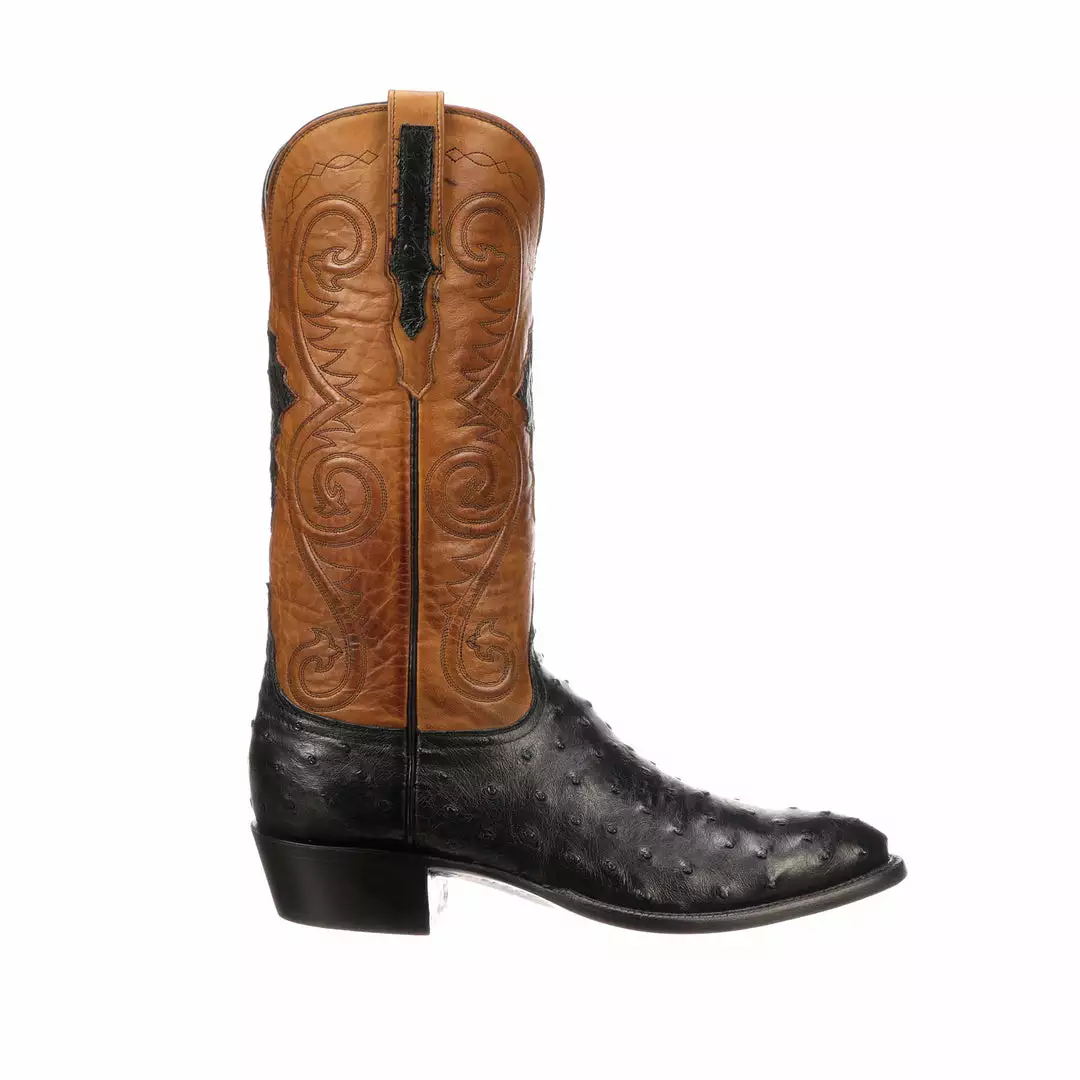 Best Sale โ Lucchese-inc Men Randall :: Black + Cognac ๐ 8 Lucchese-inc Men Randall :: Black + Cognac