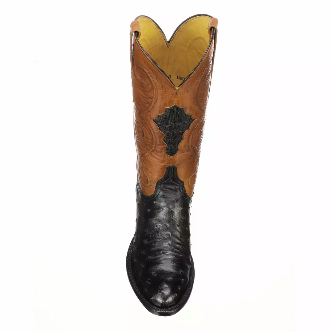Best Sale โ Lucchese-inc Men Randall :: Black + Cognac ๐ 9 Lucchese-inc Men Randall :: Black + Cognac