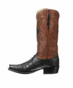 Best Sale โ Lucchese-inc Men Randall :: Black + Cognac ๐ 15 Lucchese-inc Men Randall :: Black + Cognac