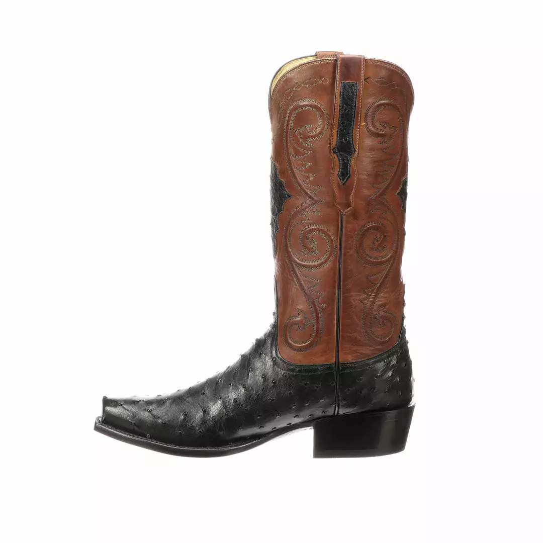Best Sale โ Lucchese-inc Men Randall :: Black + Cognac ๐ 6 Lucchese-inc Men Randall :: Black + Cognac
