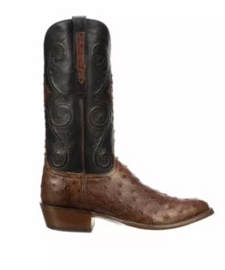 Lucchese-inc Randall :: Pecan + Black Boots