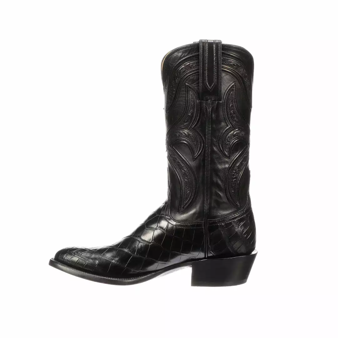 Outlet βοΈ Lucchese-inc Forde :: Black π₯Ύ Boots 𧨠6 Lucchese-inc Forde :: Black Boots