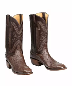 Lucchese-inc Hugh :: Sienna + Dark Brown Boots