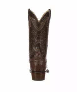 Lucchese-inc Hugh :: Sienna + Dark Brown Boots