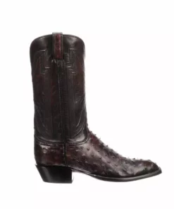 Lucchese-inc Hugh :: Black Cherry Boots